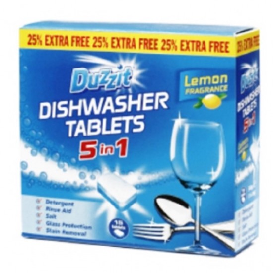 Dishwasher Tablets 5 in 1 Lemon Fragrance