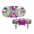 Twin Metal Feeding Bowls 1.5L Capacity