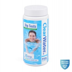 PH, Alkaline And Chlorine Dip Test Strips (25 Test Strips Included)